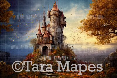 Rapunzel Tower Digital Background - Rapunzel Digital Backdrop - Princess Digital Background JPG file