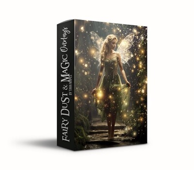 Fairy Dust and Magic Overlays - Glitter, Sparkles, Swirls Fairy Dust, Glitter Sparkles Overlays - JPG Overlays
