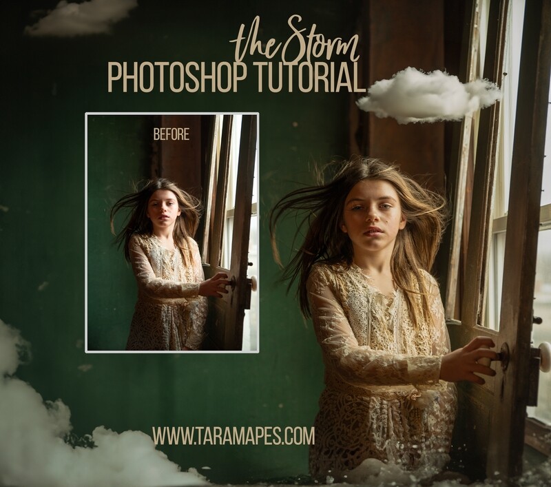 The Storm Photoshop Tutorial - Photoshop Editing and Using AI to Edit Images - Fine Art Painterly Tutorial by Tara Mapes