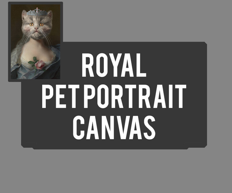 Royal Pet Portrait Canvas