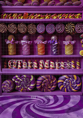 Candy Factory Digital Background -  Chocolate Factory Digital Background (JPG FILE)