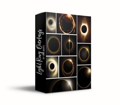 10 Light Ring Overlays - 10 Light Flare Overlays Tara Mapes