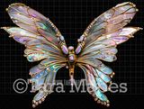 Fairy Wing Overlay - Fairy Wing Overlay - Crystal Digital Wings - Glitter Sparkles Fairy Wing - Digital Fairy Wings