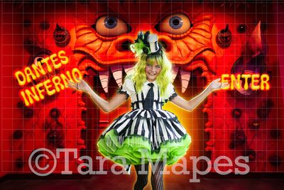 Bug Juice Digital Backdrop - Dantes Room Halloween Digital Background