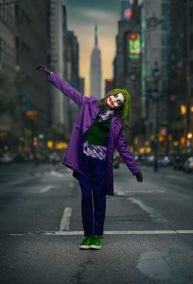 City Street Digital Background - Superhero or Villain Digital Backdrop with Blurred City Background- JPG File