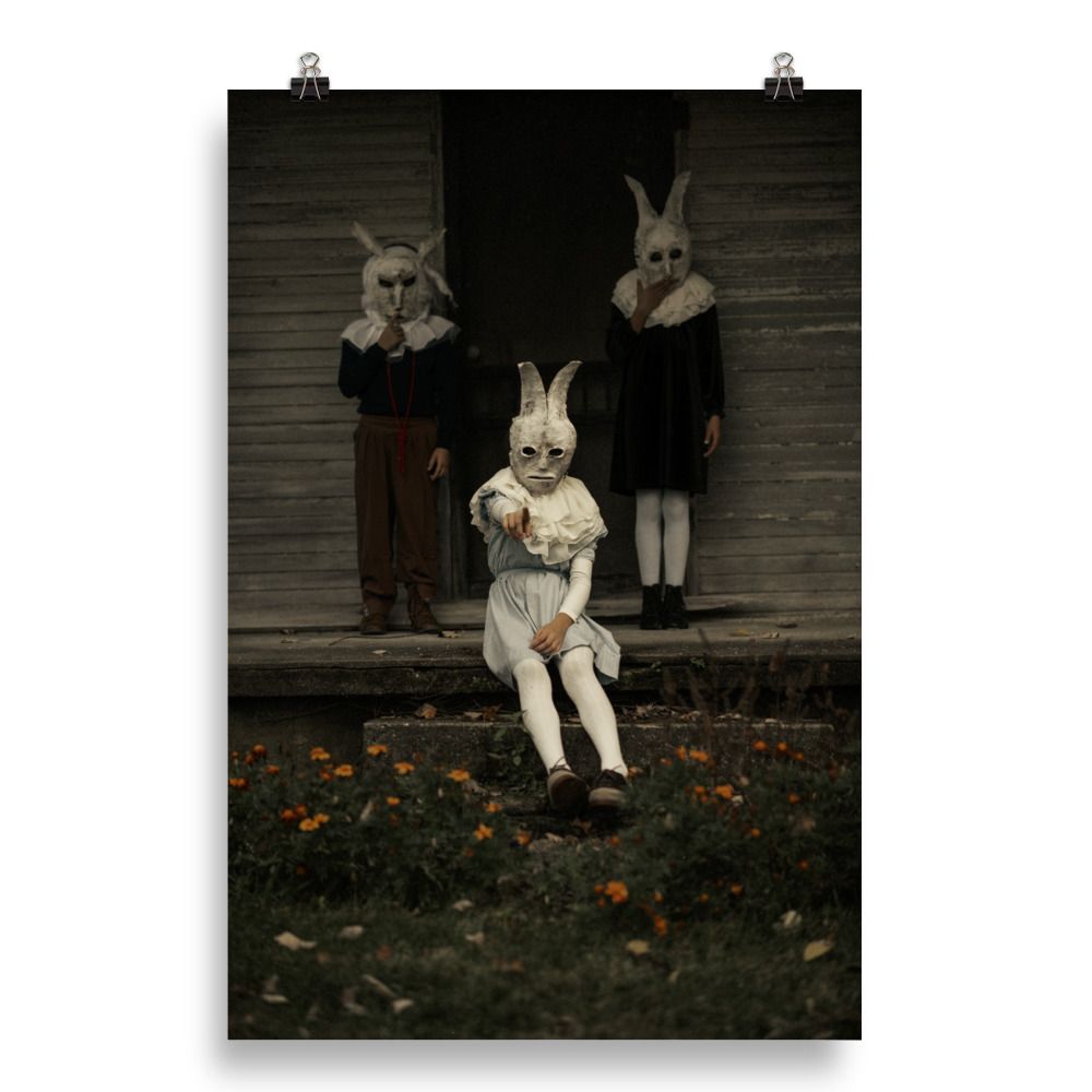 Get Out! Photo paper poster print