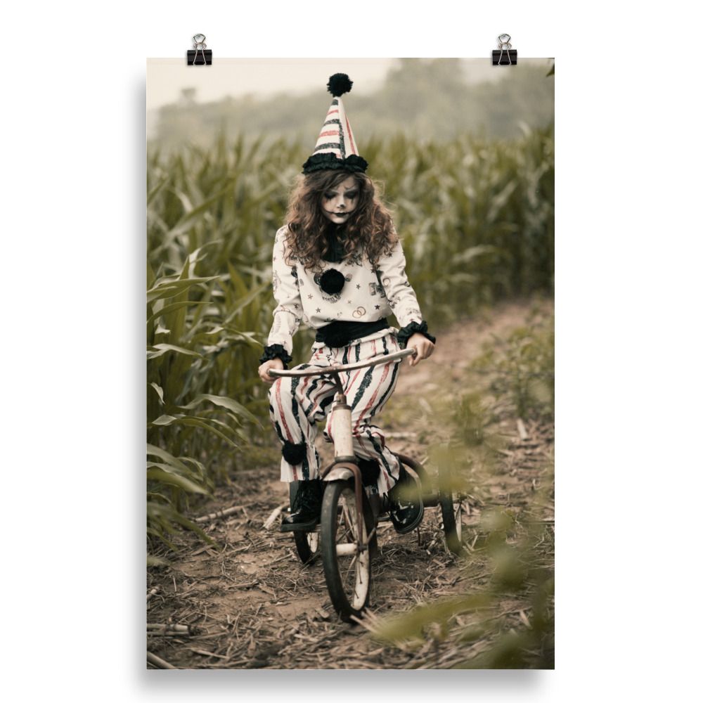 A Quick Ride Photo paper poster