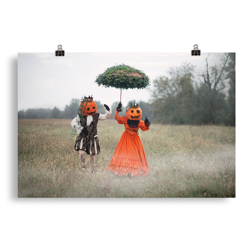 A Walk in the Mist - Photo paper poster