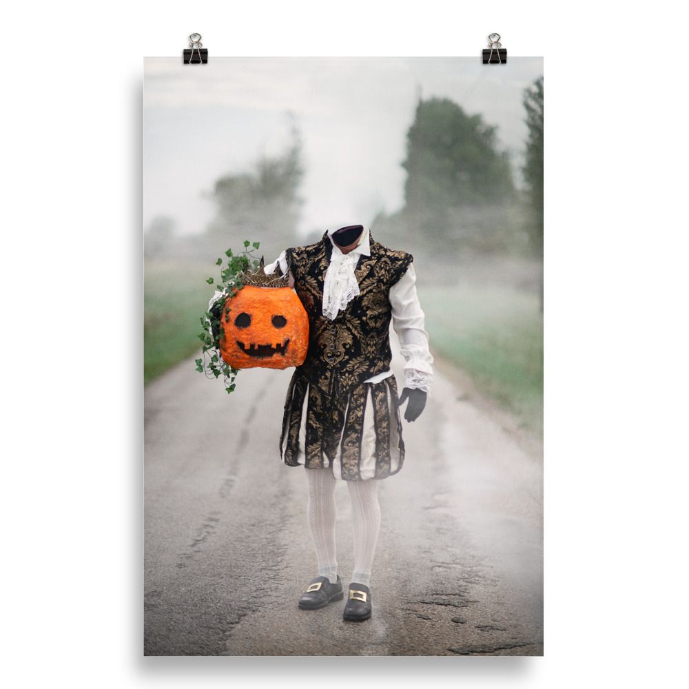 Pumpkin King Lost His Mind - Photo paper poster