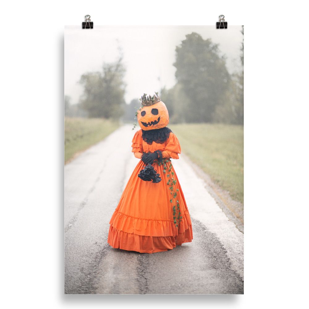 Pumpkin Queen -  Photo paper poster