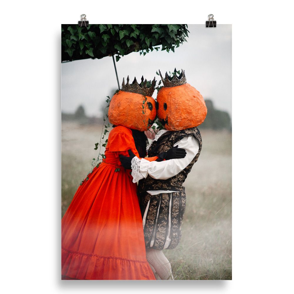 Punkin Kisses - Photo paper poster