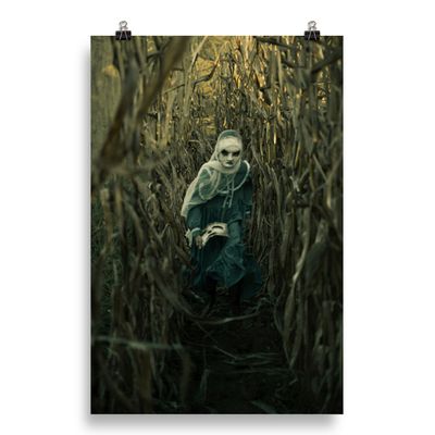 Found You - Horror Style Photo paper poster