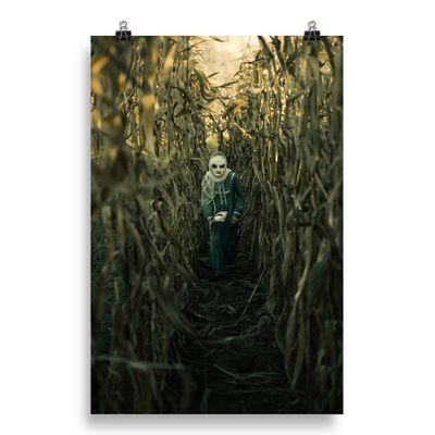 Ready or Not -- Horror Photo paper poster