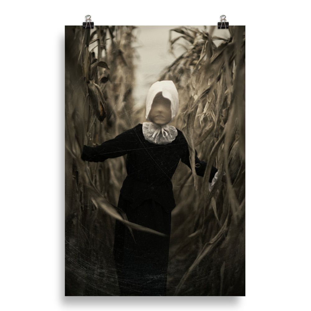 The Doll in the Corn - Photo paper poster