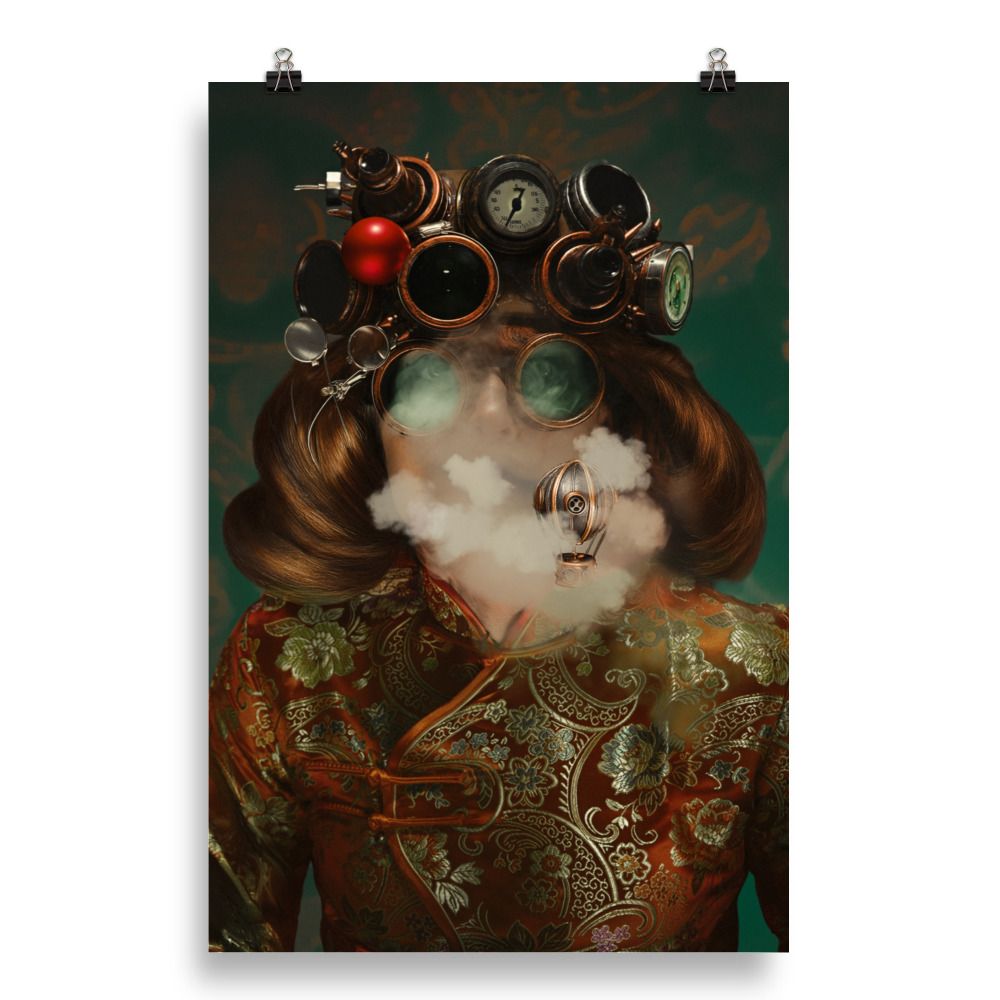 Aether - Steampunk Photo paper poster