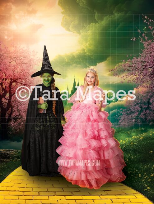 Yellow Brick Road - Wizard of Oz -  Wicked - Digital Background