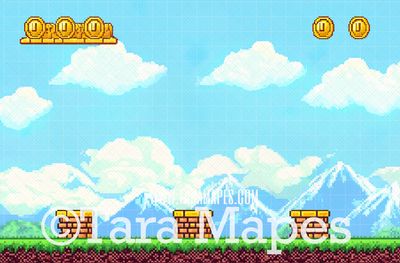 Video Game Digital Background - Game Digital  Backdrop