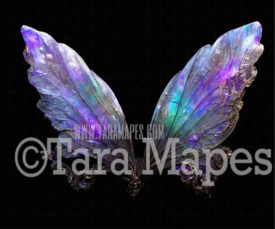 Fairy Wing Overlay - Fairy Wing Overlay - Digital Wings - Glitter Sparkles Fairy Wing - Digital Fairy Wings