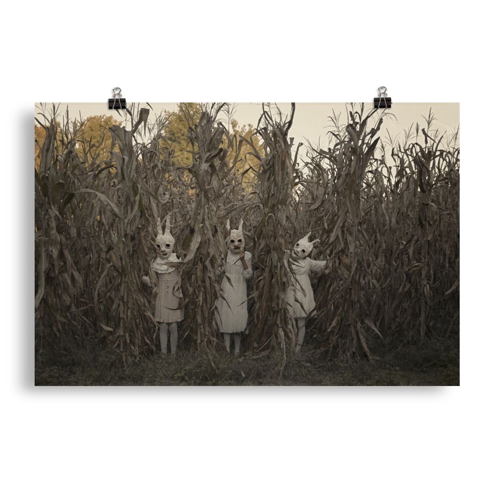Hide and Scream - Photo paper poster