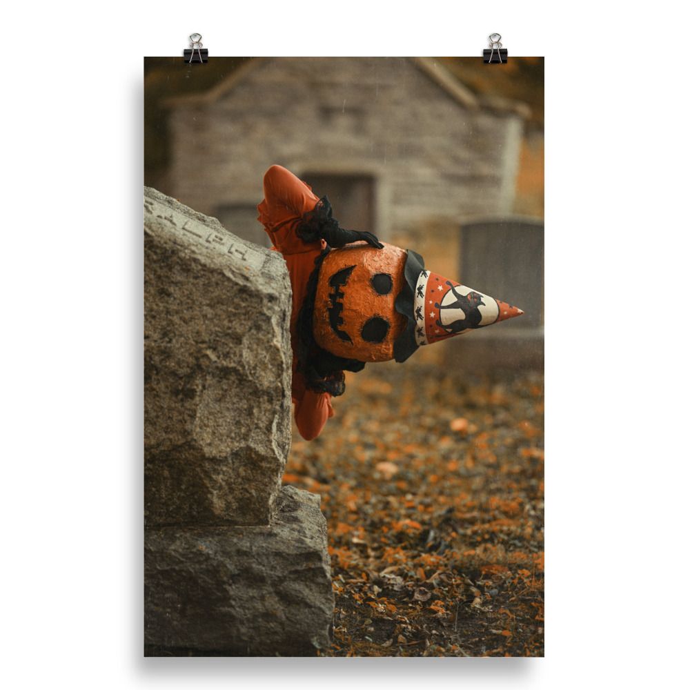 Boo! Photo paper poster