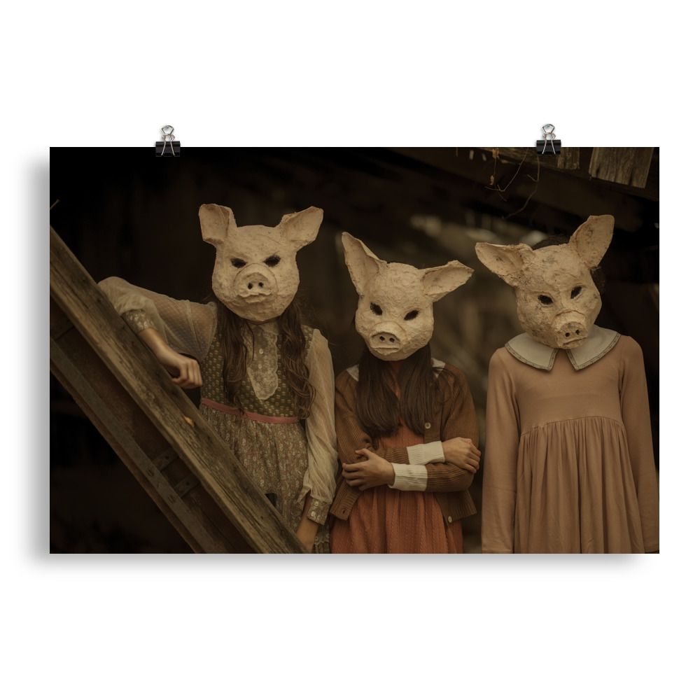 The Pigs - Photo paper poster
