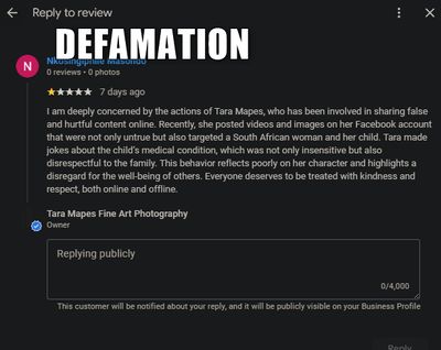Angelic Ice Photography by Tanisha Lloyd Infringement on Tara Mapes Photography | Public Response to the Defamation by Angelic Ice Photography PART TWO Angelic Ice Photography by Tanisha Lloyd Infringement on Tara Mapes Photography | Public Response to the Defamation by Angelic Ice Photography PART TWO