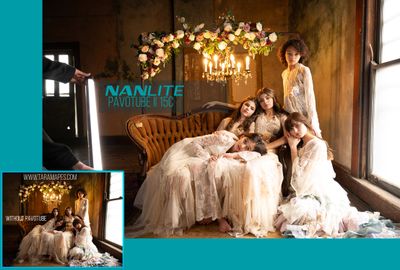 Free Photoshop Tutorial: BTS on Using Nanlite PavoTubes to Create Soft Window Light WATCH BELOW
