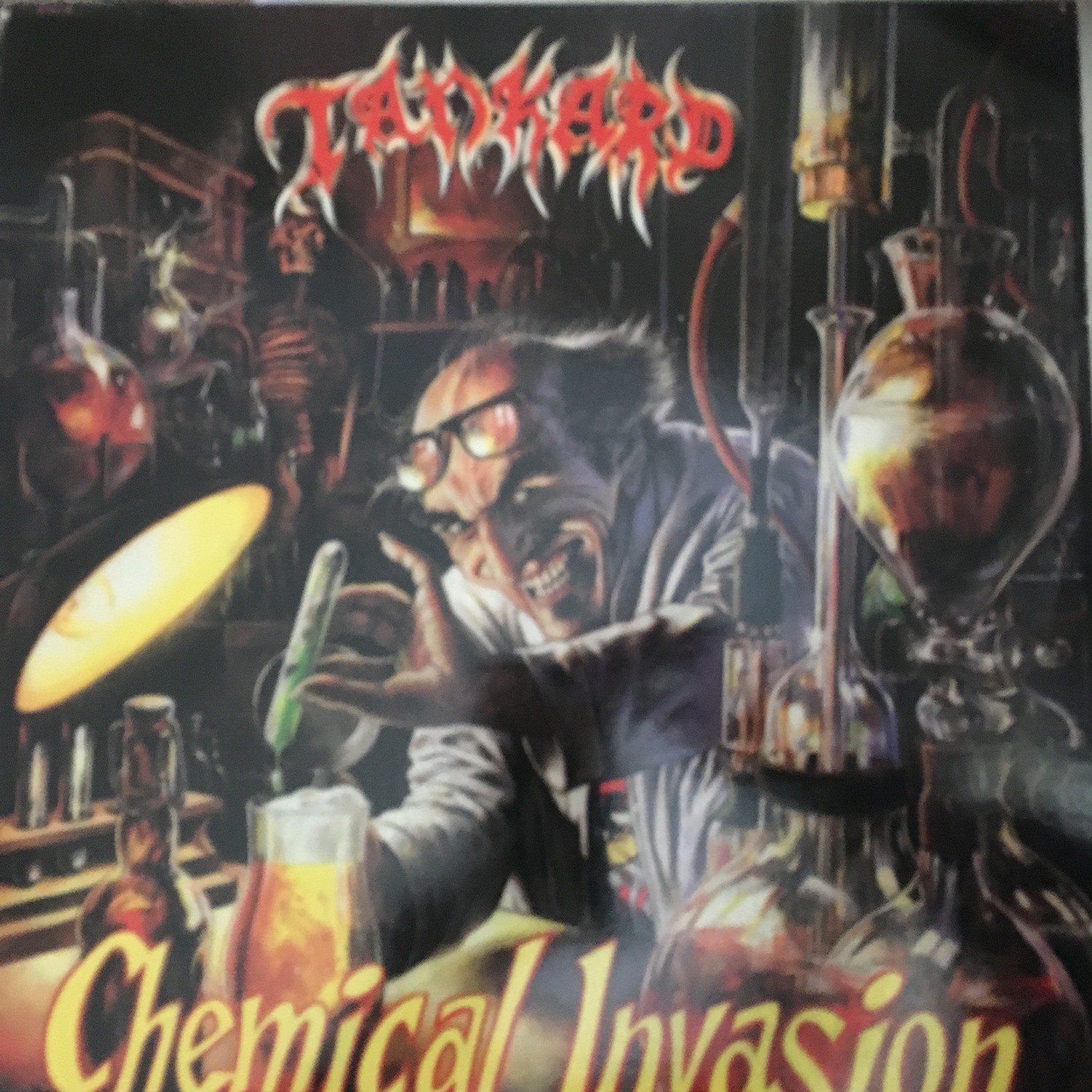 Tankard Chemical Invasion Rock, Thrash, Speed Metal, Vinyl LP PROMO COMBAT NI