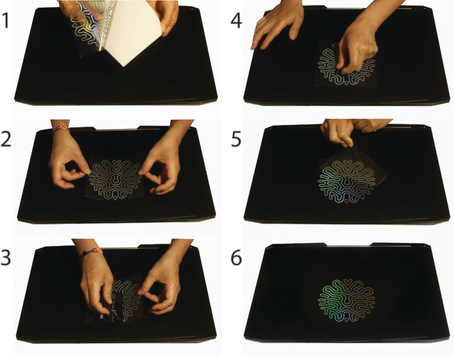 Hologram-Silhouette Vinyl decal