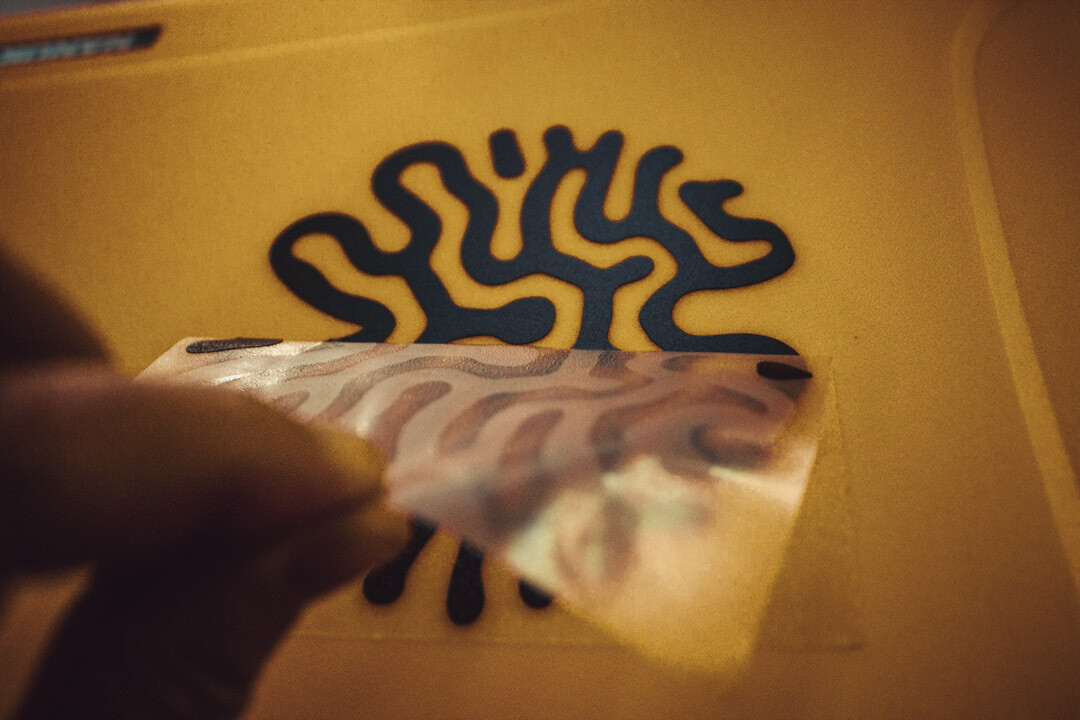 Matte black -Solid Vinyl sticker