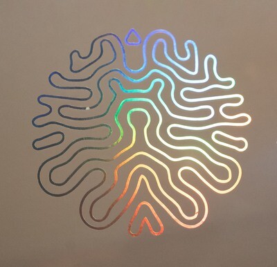 Hologram-Silhouette Vinyl decal
