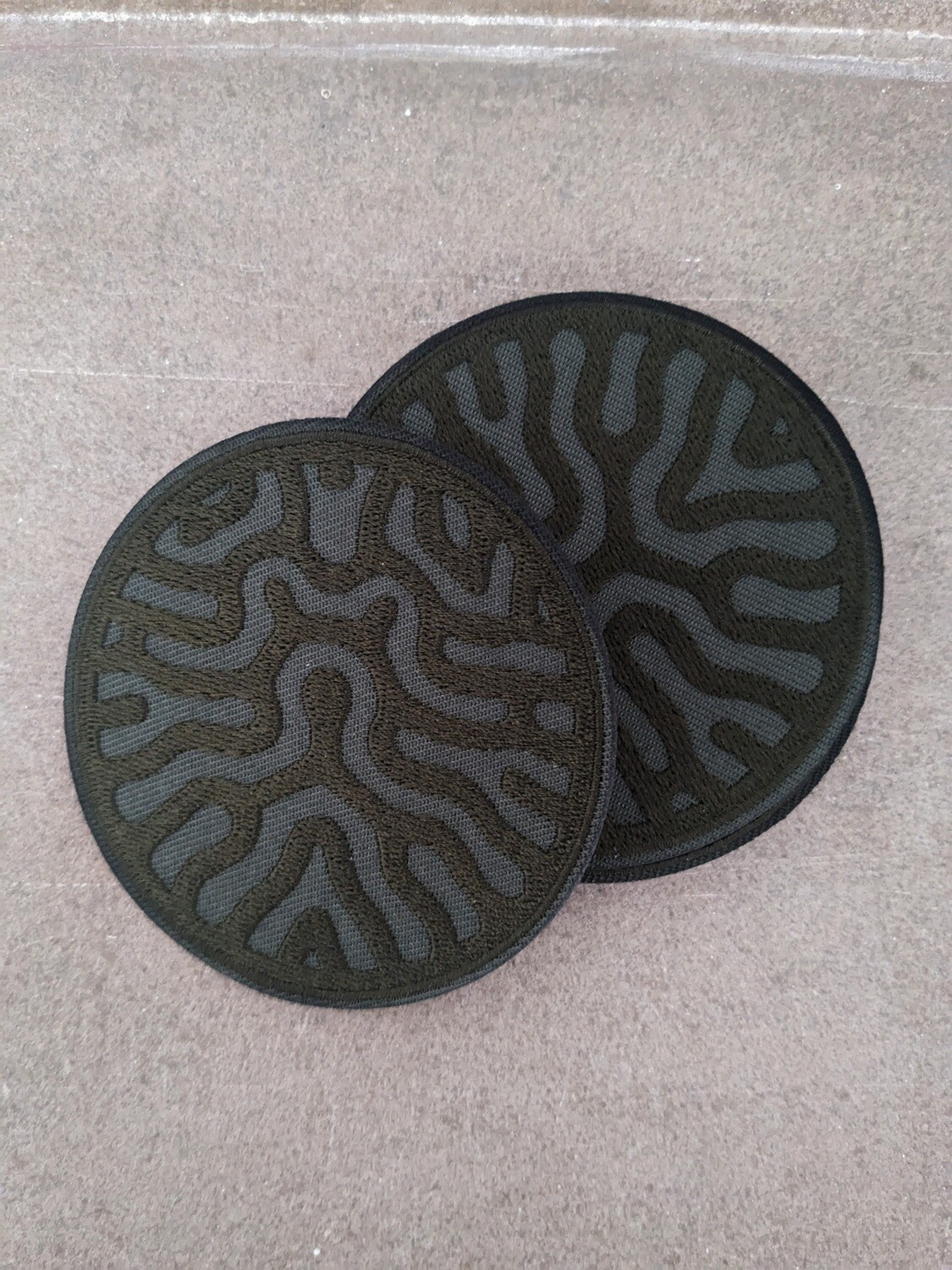 Embroidered Patch Desert green