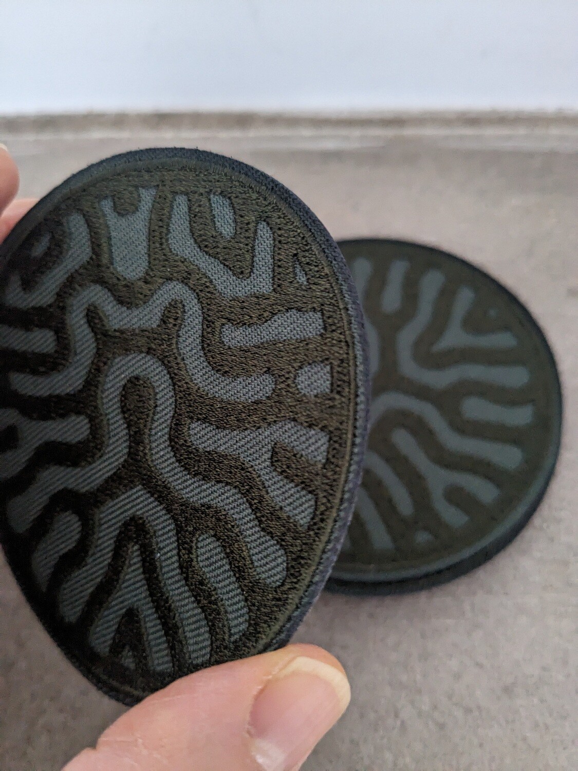 Embroidered Patch Desert green