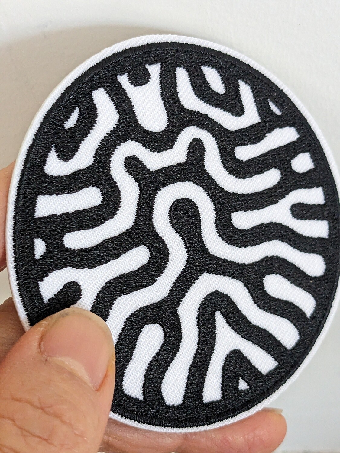 Embroidered Patch BW
