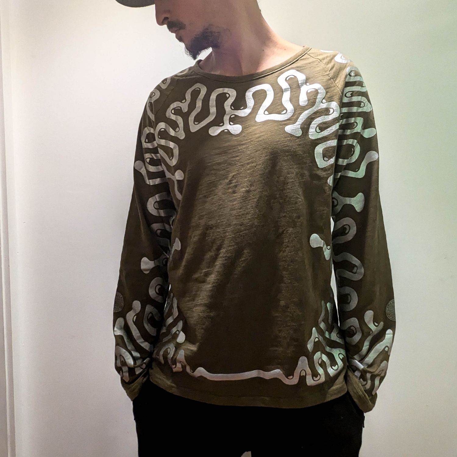 Bamboo Long sleeve t-shirts SIZE XL