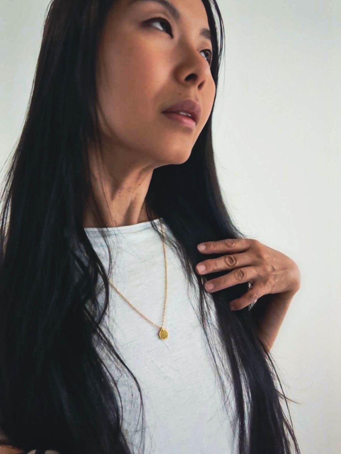Datagrama dot Gold-Plated Pendant Necklace
