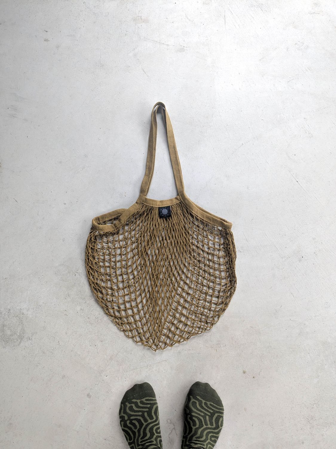 Net bag brown