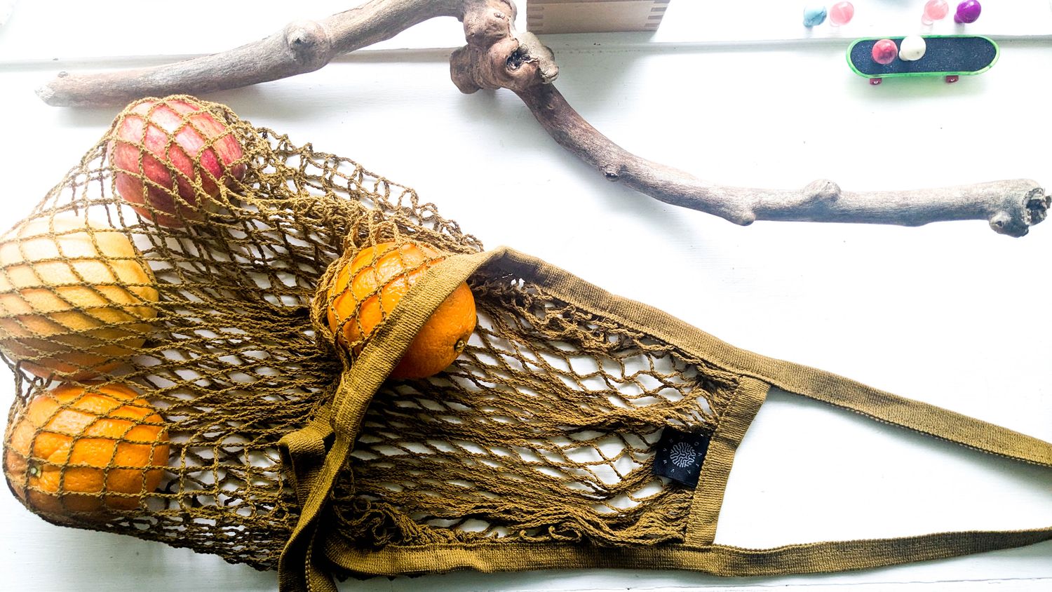 Net bag brown
