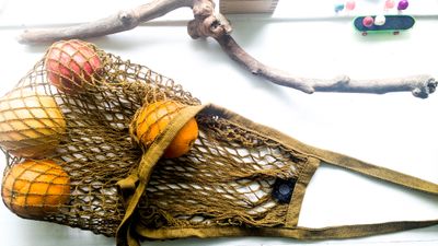 Net bag brown