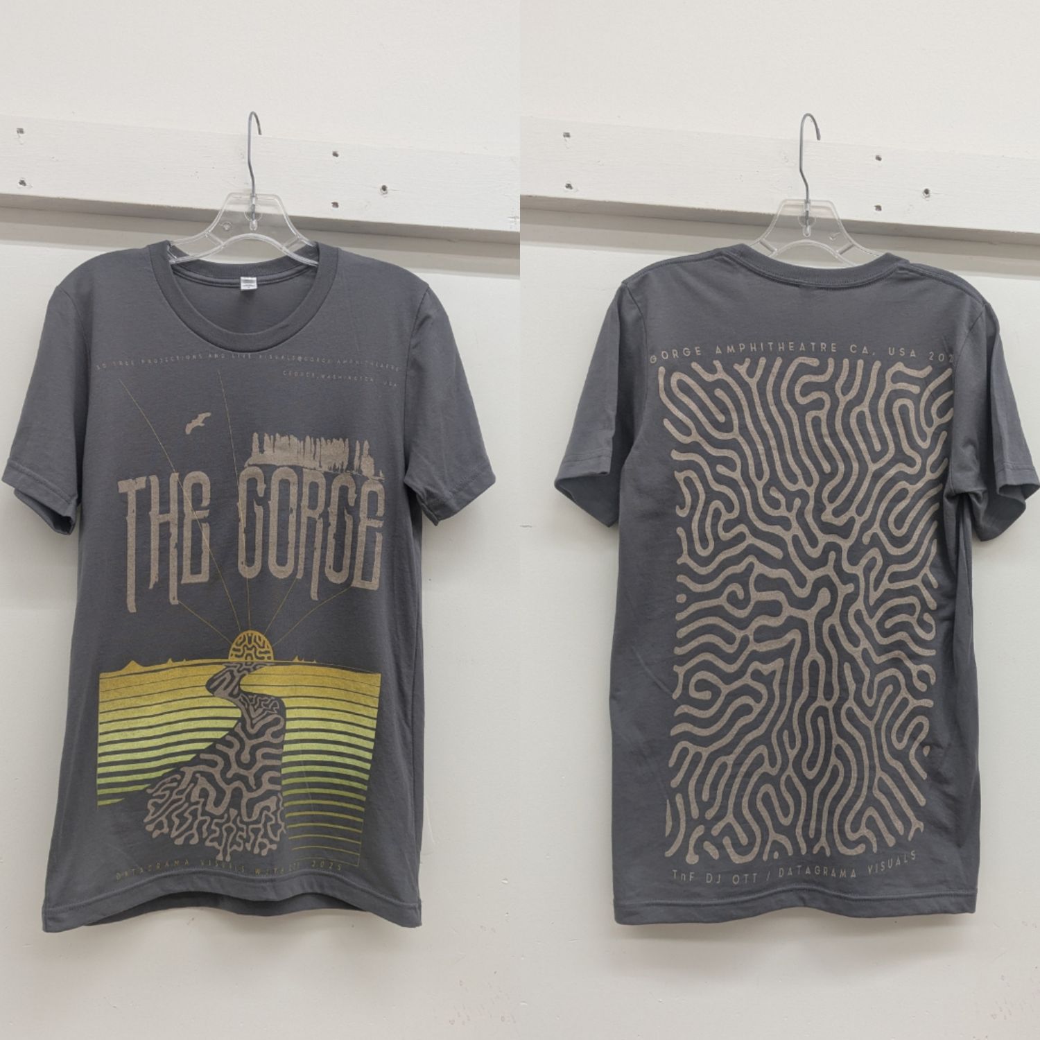 The Gorge UNISEX SOFT CONFORT TEE TWILIGHT ASH