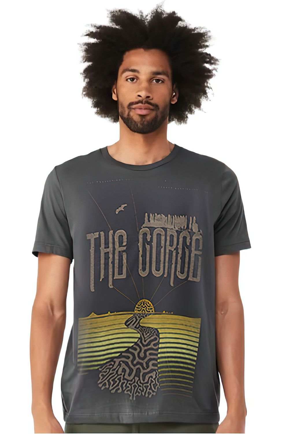 The Gorge UNISEX SOFT CONFORT TEE TWILIGHT ASH