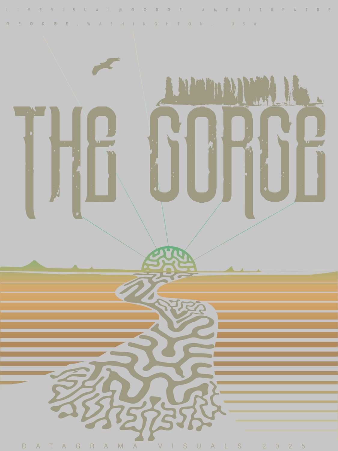 The Gorge UNISEX SOFT CONFORT TEE CLOUD DUNE