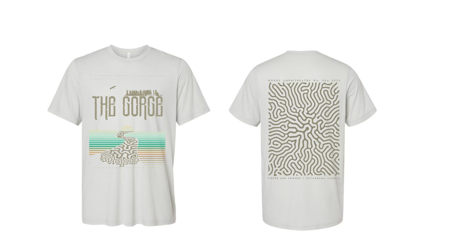 The Gorge UNISEX SOFT CONFORT TEE CLOUD DUNE