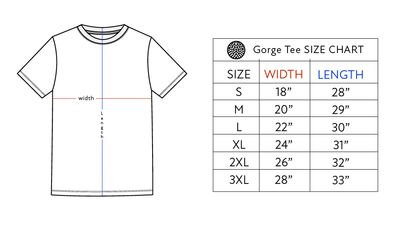 The Gorge UNISEX SOFT CONFORT TEE CANYON DUSK