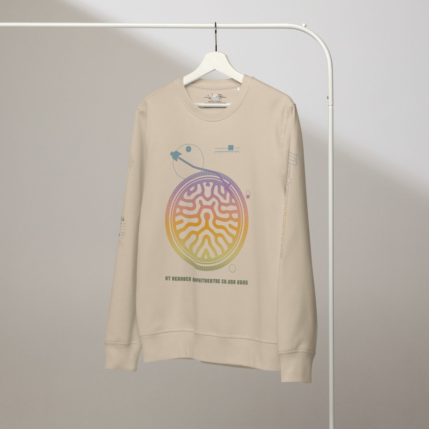 Red rock organic mid-weight sweatshirt
