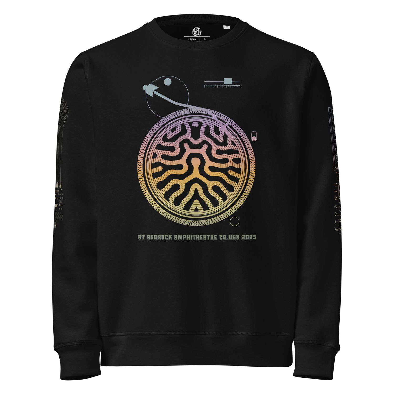 Red rock organic mid-weight sweatshirt