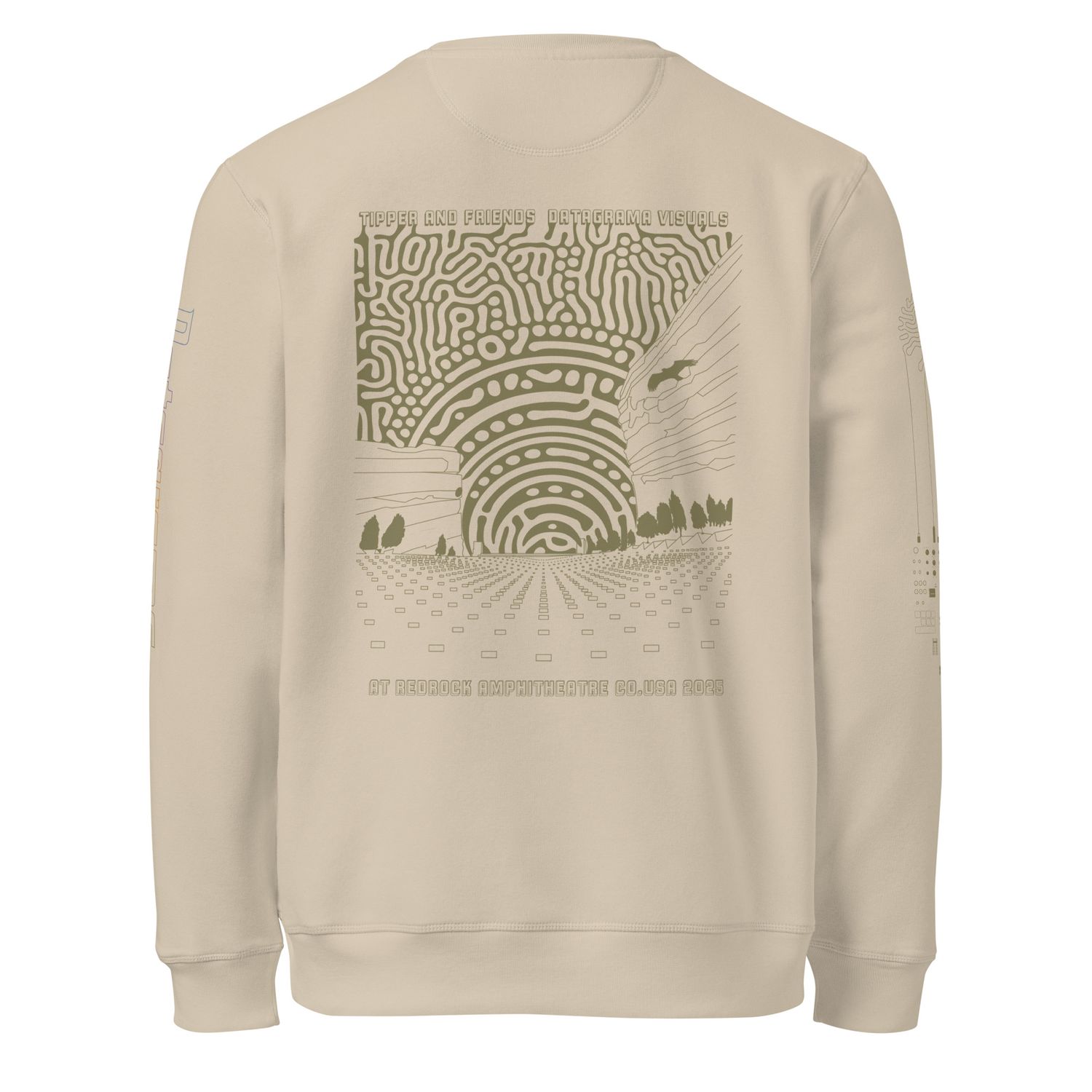 Red rock organic mid-weight sweatshirt