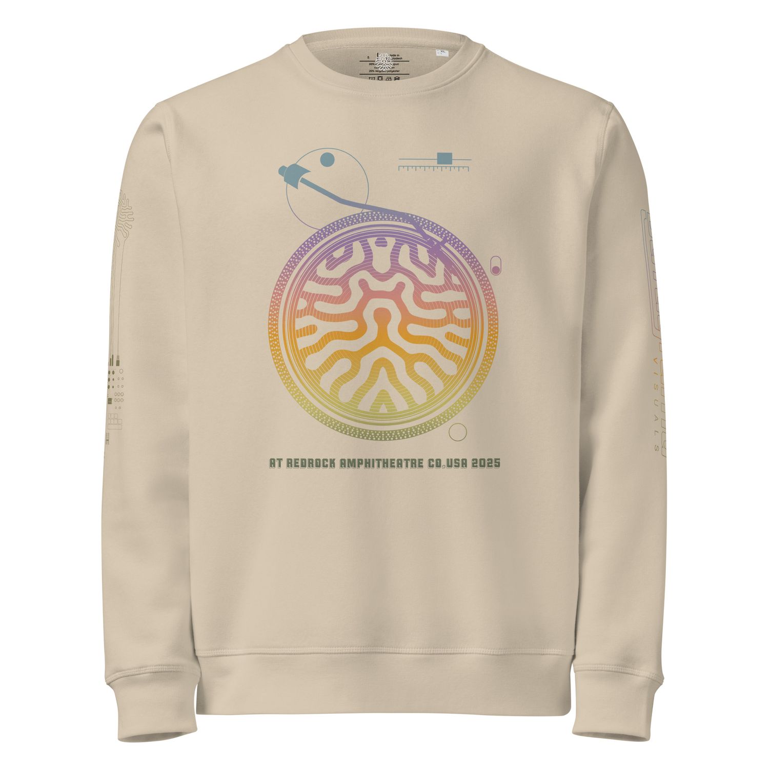 Red rock organic mid-weight sweatshirt