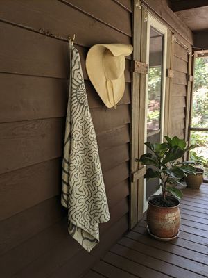 Turkish towel ( Charcoal &amp; sand )