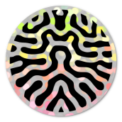 Glitter Sticker – Datagrama Logo (1.5")